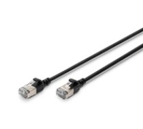 DIGITUS Patchkabel CAT 6A F/FTP Slim 3 00m schwarz ( DK 1632 A 030S BL ) tīkla kabelis
