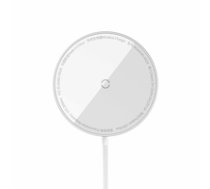 Baseus Simple Mini3 Magnetic Wireless Charger 15W (Silver) ( CCJJ040012 CCJJ040012 CCJJ040012 ) iekārtas lādētājs