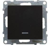 Legrand SUNO Staircase switch with backlight black 10AX 250V automatic terminals 721416 ( 3414972049993 721416 )