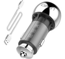 LDNIO C1 USB  USB-C Car charger + Kabel USB-C Cable ( C1 Type C C1 Type C C1 Type C ) iekārtas lādētājs