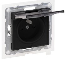 Legrand SUNO - Socket 2P+Z IP44 - 16 A - 250 V~ - automatic terminals - with shutter Black - Legrand 721486 himp ( 3414972045131 721486 )