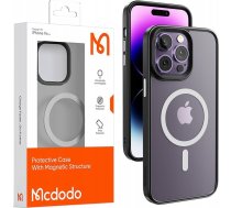 Magnetic case McDodo Crystal for iPhone 14 Pro Max (black) ( PC 3103 PC 3103 PC 3103 ) aizsardzība ekrānam mobilajiem telefoniem