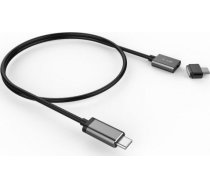 Kabel USB LMP USB-C - USB-C 3 m Czarny (Magnetic Safety cable 3 m Space Gray) Magnetic Safety cable 3 m Space Gray (7640113433178) ( JOINEDIT40802555 ) USB kabelis
