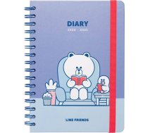 Line Friends - Kalendarz / Planner 2020/2021 A5 ASVA52007 (8435497232160) ( JOINEDIT40838981 )