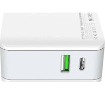 Wall charger LDNIO A4403C USB  USB-C 20W + USB-C - Lightning cable ( A4403C Type C Lightn A4403C Type C Lightn A4403C Type C Lightn ) iekārtas lādētājs