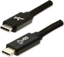 Kabel USB Logo USB-C - USB-C 1 m Czarny 10158115 (8590274718852) ( JOINEDIT38853664 ) USB kabelis