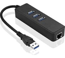 MicroConnect USB3.0 HUB w. Gigabit Ethernet  Adapter  5711783612353 ( MC USB3.0HUBWETH MC USB3.0HUBWETH ) komutators