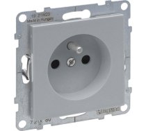 Legrand SUNO - Gniazdo 2P+Z z przeslona - 16 A - 250 V~ - zaciski automatyczne Aluminium - Legrand 721380 himp 721380 (3414972045407) ( JOINEDIT36569762 )