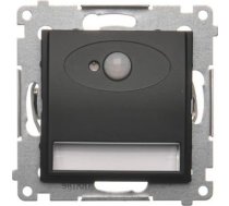 Kontakt-Simon Simon 54 Oprawa oswietleniowa LED z czujnikiem ruchu 14 V DC 0.78 W biale cieple 3100K czarny mat wym zasilacz 14V DOSC14.01/4 DOSC14.01/49 (5902787870843) ( JOINEDIT29303685 )