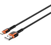 LDNIO LS531  USB - Lightning 1m Cable (Grey-Orange) ( LS531 lightning LS531 lightning LS531 lightning ) USB kabelis