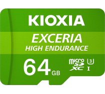 Kioxia microSD-Card Exceria High Endurance   64GB ( LMHE1G064GG2 LMHE1G064GG2 ) atmiņas karte