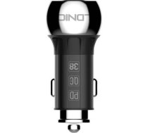 LDNIO C1 USB  USB-C Car charger + USB-C - Lightning Cable ( C1 Type C to lightni C1 Type C to lightni C1 Type C to lightni ) iekārtas lādētājs