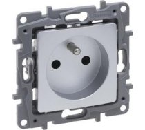 Legrand Niloe Selection Gniazdo 2p+z 16A 250V (z przeslona  zaciski automatyczne) aluminium 762125 762125 (3414971963528) ( JOINEDIT29046188 )