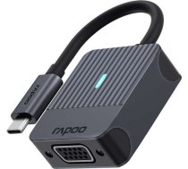 Adapter USB Rapoo UCA-1003 USB-C - VGA Szary  (002176840000) 002176840000 (6940056114051) ( JOINEDIT37039587 )