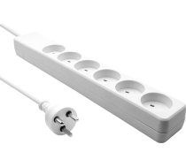 Listwa zasilajaca ProXtend Danish IT Power Strip 6-way 6 gniazd 1 m biala (KIT6-KIT01W) ( KIT6 KIT01W KIT6 KIT01W ) elektrības pagarinātājs