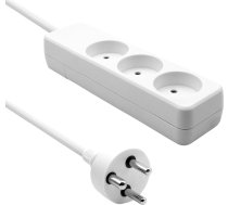 Listwa zasilajaca ProXtend Danish Power Strip 3-way 3 gniazda 3 m biala (K3-K03W) ( K3 K03W K3 K03W ) elektrības pagarinātājs