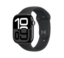 Apple Watch Series 10 jet black aluminium 46mm 4G black sport band Size M/L ( MWY43ET/A MWY43QC/A MWY43QF/A MWY43QN/A ) Viedais pulkstenis smartwatch