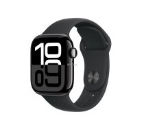 Watch Series 10 GPS 42 mm Jet Black Aluminium Case with Black Sport Band - S/M ( MWWE3ET/A MWWE3ET/A ) Viedais pulkstenis  smartwatch