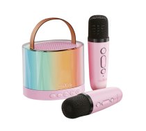 Maxlife MXKS-200 Bluetooth Karaoke Skaļrunis Rozā Krāsā ( OEM0200595 15806123 5907457738706 ) pārnēsājamais skaļrunis