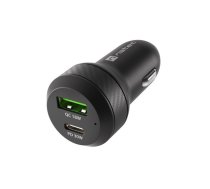 Car charger 1x USB 1x USB-C QC 3.0 ( NUC 1980 NUC 1980 NUC 1980 ) iekārtas lādētājs