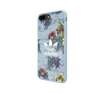 Adidas Floral Case Plastikāta Apvalks Priekš Apple iPhone X / XS Zils (EU Blister) ( AD FC IPHX BL AD FC IPHX BL AD FC IPHX BL ) maciņš  apvalks mobilajam telefonam