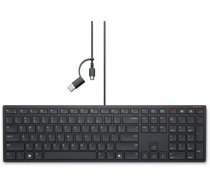 Dell Wired Collaboration Keyboard KB525C - keyboard - QWERTZ - German - black Input Device ( KB525C GE EMEA ) klaviatūra