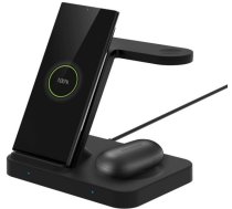 Tech-Protect wireless charging station A11 3in1  black 9589046920134 ( 9589046920134 9589046920134 ) iekārtas lādētājs