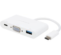 Vivanco adapteris USB-C - VGA 3in1 (45386) 4008928453867 45386 (4008928453867) ( JOINEDIT42865088 ) kabelis  vads