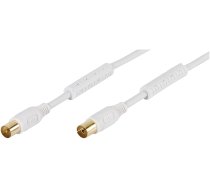 Vivanco 48/30 15GW coaxial cable 1.5 m IEC White 4008928481198 ( 48119 48119 48119 ) kabelis  vads