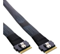 Slim SAS Kabel - SFF-8654 8X zu SFF-8654 8X - 48 Gb/s - 0 5m ( 27647A 27647A ) adapteris