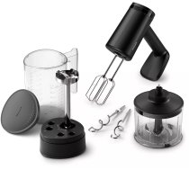 Philips Series 5000 hand mixer HR3781/20 3-in-1 5 Speed Settings 500W Black ( HR3781/20 883378120010 HR378120 ) Virtuves kombains