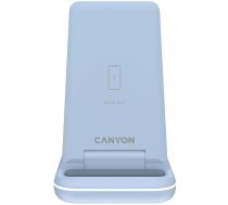 CANYON  Foldable  3in1 Wireless charger  with touch button for Running water light  Input 9V/2A   12V/1.5AOutput 15W/10W/7.5W/5W  Type c to ( CNS WCS304BL CNS WCS304BL CNS WCS304BL ) aksesuārs mobilajiem telefoniem