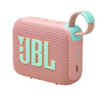 JBL GO 4  roza - Portativais bezvadu skalrunis ( JBLGO4PINK JBLGO4PINK JBLGO4PINK ) pārnēsājamais skaļrunis