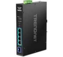 TRENDnet 5-port Indust. Gbit PoE+ DIN-Rail Switch -20/+65 degrees C ( TI PGM541 TI PGM541 TI PGM541 ) komutators