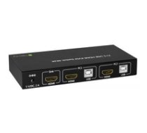 Techly KVM Switch USB  HDMI  4K  2 Wege ( IDATA KVM HDMI2U IDATA KVM HDMI2U IDATA KVM HDMI2U ) komutators