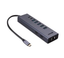 LINDY DST-Mini Duo - docking station - USB-C / Thunderbolt 3 / Thunderbolt 4 - 2 x HDMI - GigE ( 43373 43373 43373 ) dock stacijas HDD adapteri