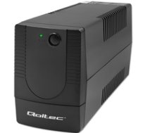 Qoltec 53772 uninterruptible power supply (UPS) Line-Interactive 0.65 kVA 360 W 1 AC outlet(s) ( 53772 53772 53772 ) nepārtrauktas barošanas avots UPS