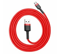 Kabel Baseus USB do Micro USB 2.4A 1 metr czerwony ( 6953156280328 46786-uniw CAMKLF-B09 )