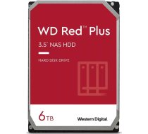 WD Red Plus 6TB SATA 6Gb/s 3.5inch HDD ( WD60EFPX WD60EFPX WD60EFPX ) cietais disks