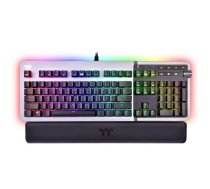 DE layout - Thermaltake ARGENT K5 RGB gaming keyboard (titanium/black Cherry MX RGB Speed Silver) ( GKB KB5 SSSRGR 01 ) klaviatūra