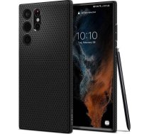 Spigen LIQUID AIR GALAXY S22 ULTRA MATTE BLACK ( 8809811855500 8809811855500 8809811855500 ACS03915 SPN2093BLK ) maciņš  apvalks mobilajam telefonam