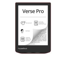 PocketBook Verse Pro Passion Red ( PB634 3 WW PB634-3-WW-B ) Elektroniskais grāmatu lasītājs