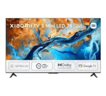 Xiaomi TV S Mini LED 75 2025 75"4K Ultra HD Smart TV Wi-Fi Black 1200 cd/m 6941948703742 ( ELA5682EU 59290 6941948703742 ) LED Televizors