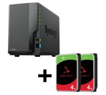 Synology DiskStation DS224+ 2 Einschube NAS-Server Leergehause + 8 TB Seagate Ironwolf SATA 3.5"" HDD (2x 4TB) DS224+  ST4000VN006 (4260730617978) ( JOINEDIT58606491 )