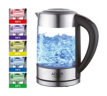 Adler AD 1247 1 7l 2600W inox /black ( AD 1247 ) Elektriskā Tējkanna