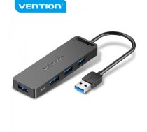 Vention USB2.0 to USB2.0 x 4 Hub with Power supply Black 0.15m CHLBB (6922794746626) ( JOINEDIT62240821 )
