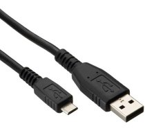 Kabel USB LAMA PLUS USB-A - microUSB 1.8 m Czarny 947199 (8590274268005) ( JOINEDIT38856114 ) USB kabelis