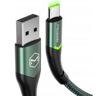 USB to USB-C Mcdodo Magnificence CA-7961 LED cable  1m (green) ( CA 7961 CA 7961 CA 7961 ) USB kabelis