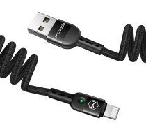 USB to Lightning Cable  Mcdodo CA-6410  Spring  1.8m (Black) ( CA 6410 CA 6410 CA 6410 ) USB kabelis