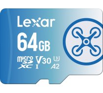 Lexar FLY 64GB microSDXC UHS-I( 90/160 MB/s ) ( LMSFLYX064G BNNNG LMSFLYX064G BNNNG ) atmiņas karte